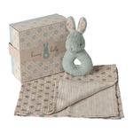 MAILEG-Ensemble Hochet Lapin - Menthe