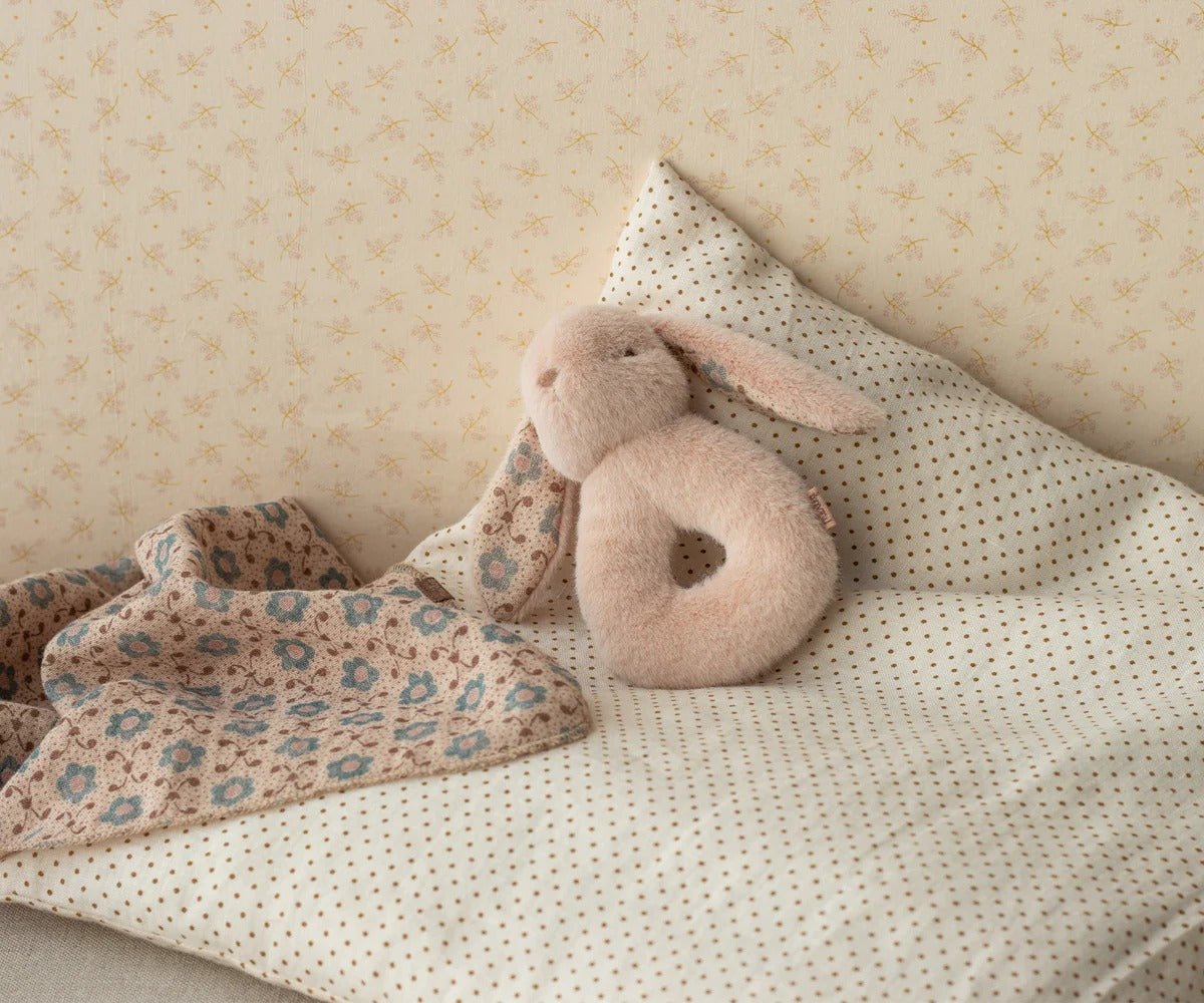 MAILEG-Ensemble Hochet Lapin - Poudre