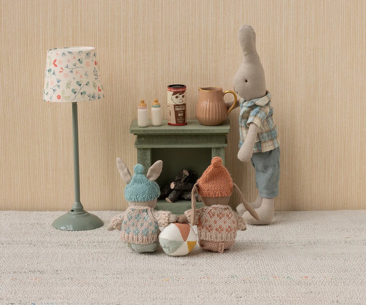 MAILEG-Lapin Hiver, Micro - Sable - Menthe