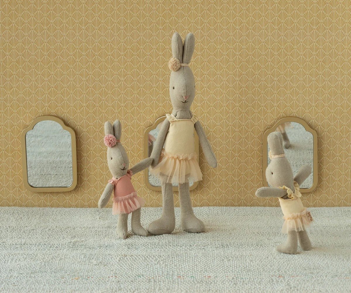 MAILEG-Lapin, Micro - Combinaison De Ballet Et Jupe Rose