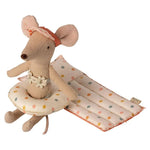 MAILEG-Matelas De Plage, Souris - Pois Multicolores