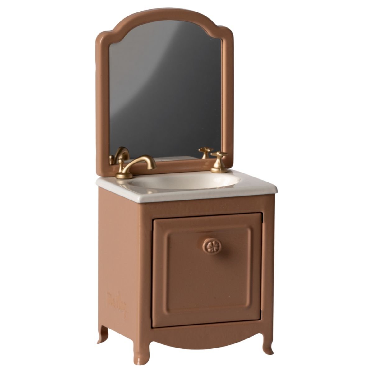 MAILEG-Meuble-lavabo, Souris - Poudre Foncé