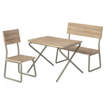 MAILEG-Mobilier De Jardin - Ensemble Table, Chaise Et Banc