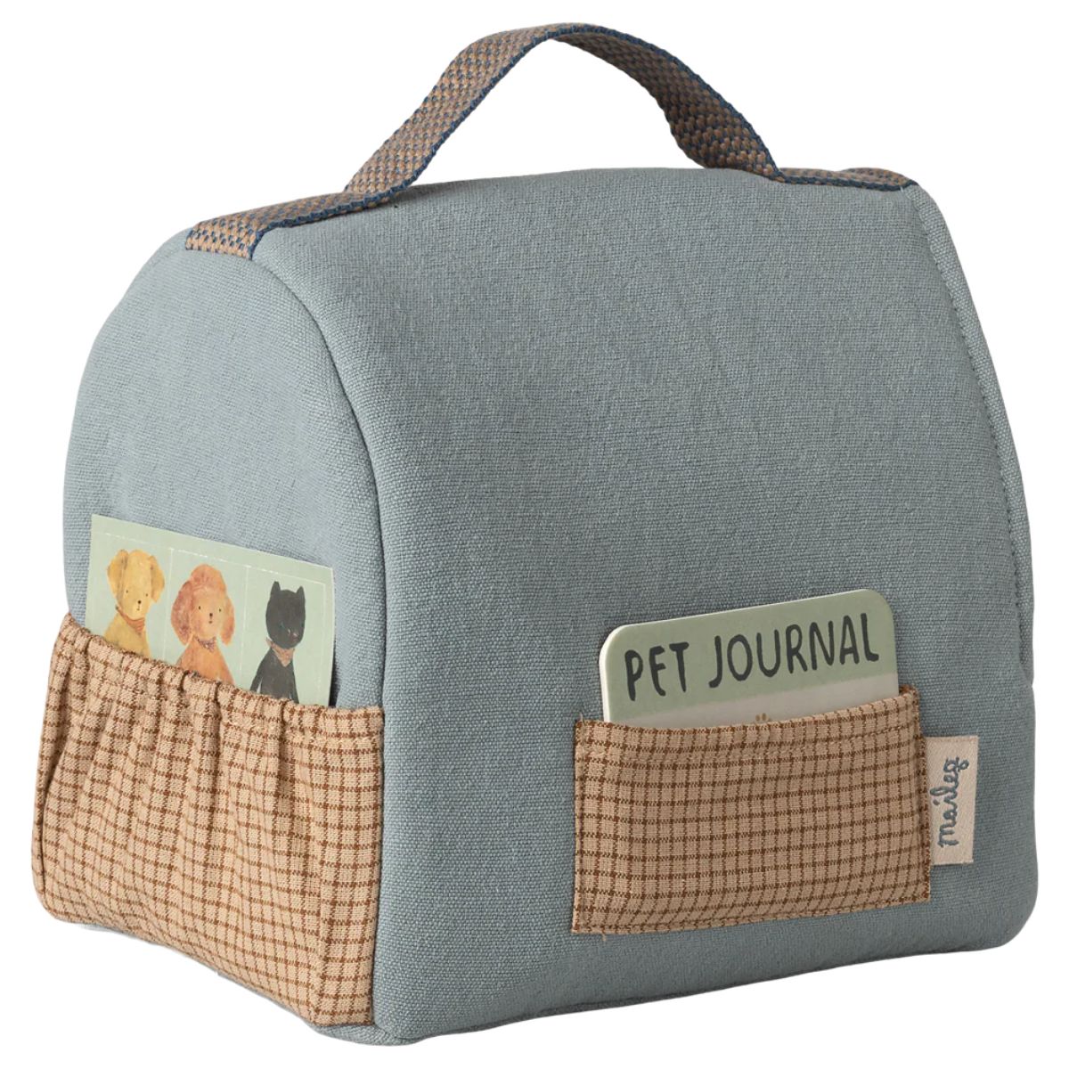 MAILEG-Niche Transportable, Petit - Bleu Poudré