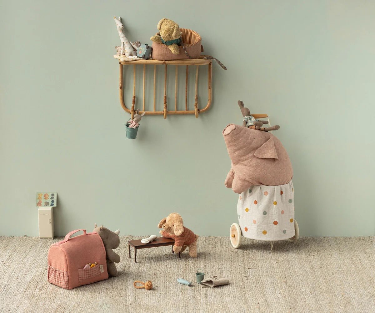 MAILEG-Niche Transportable, Petit - Corail