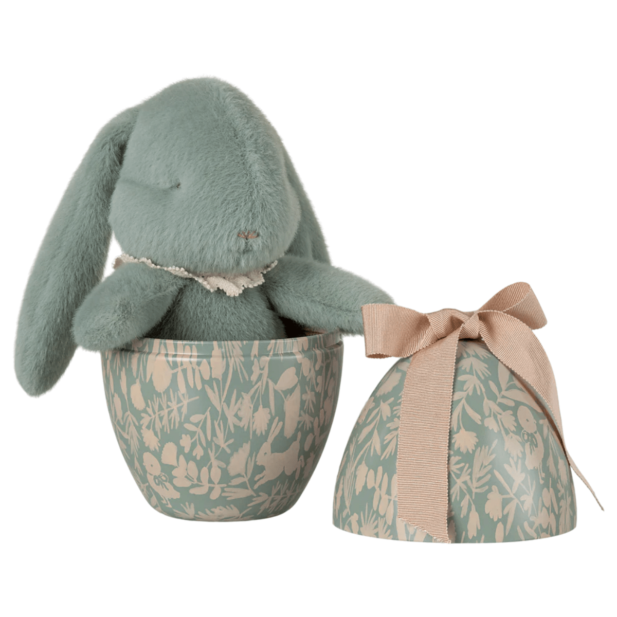 MAILEG-Oeuf De Pâques Avec Lapin - Menthe