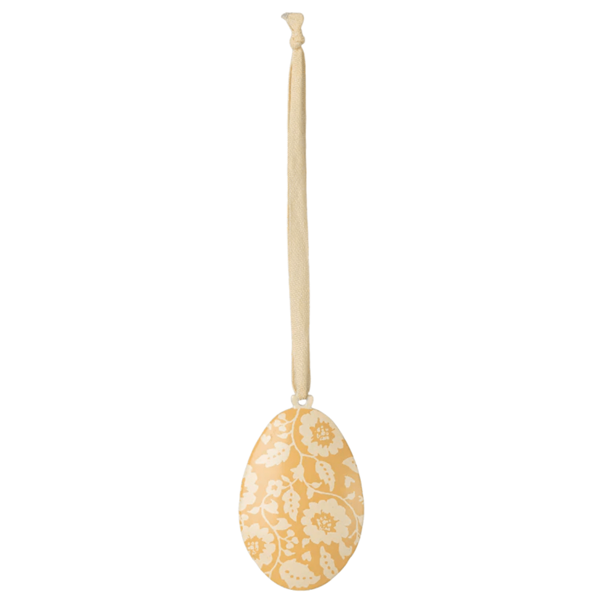 MAILEG-Oeuf De Pâques Décoratif, Fleurs - Jaune