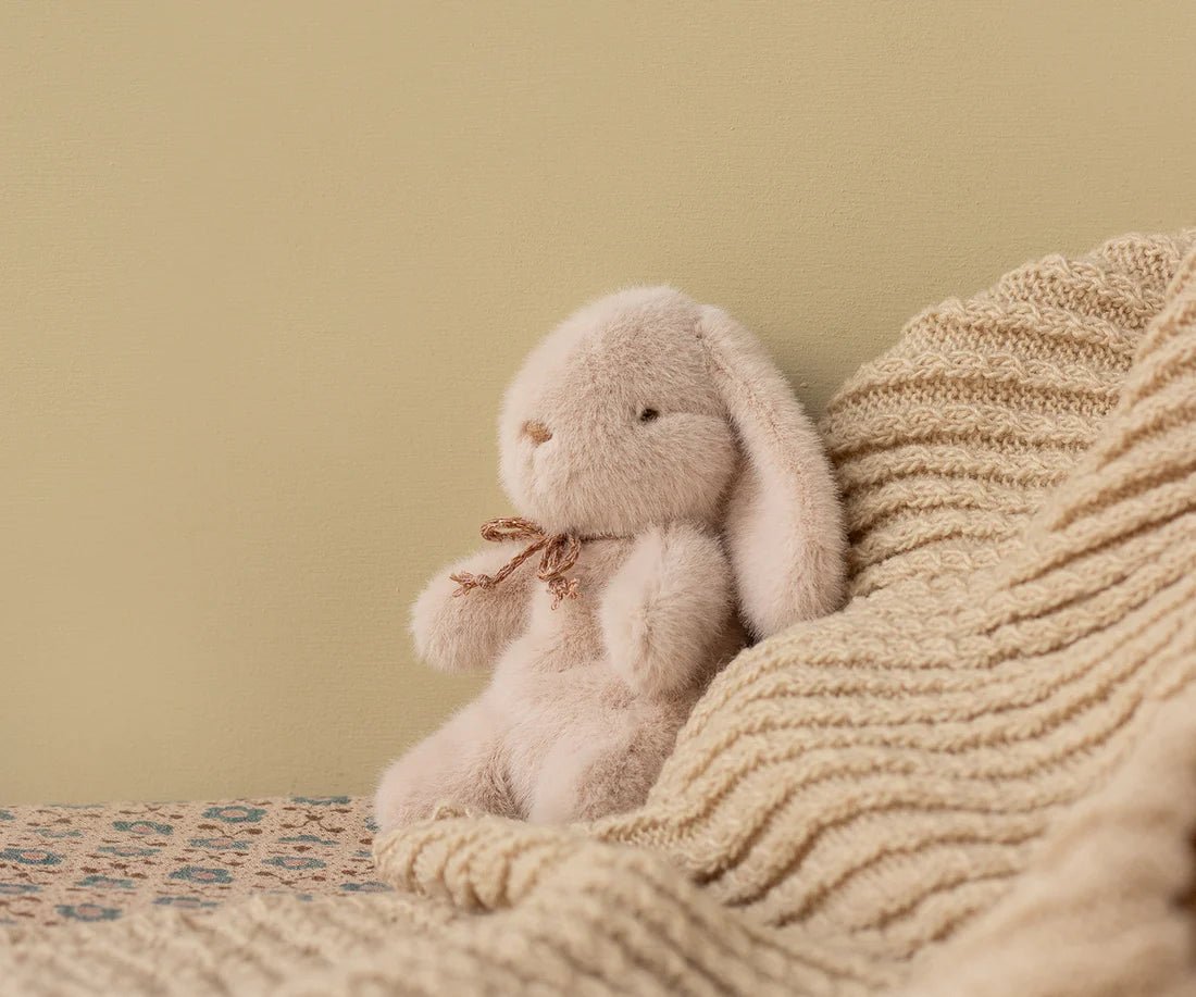 MAILEG-Œuf De Pâques & Peluche Lapin Poudre, Mini