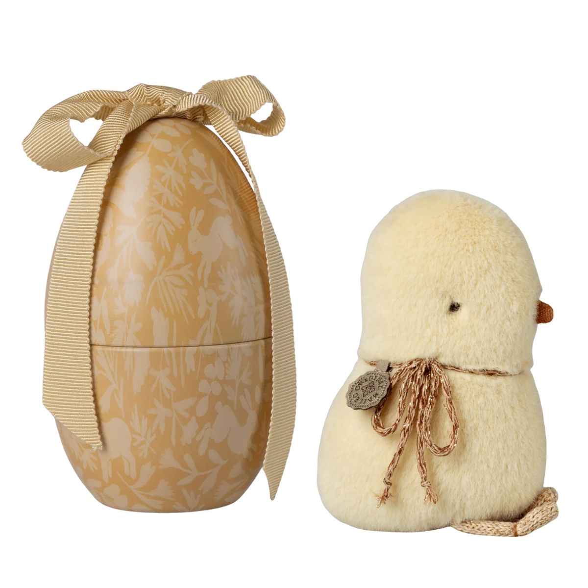 MAILEG-Œuf De Pâques & Peluche Poussin, Mini