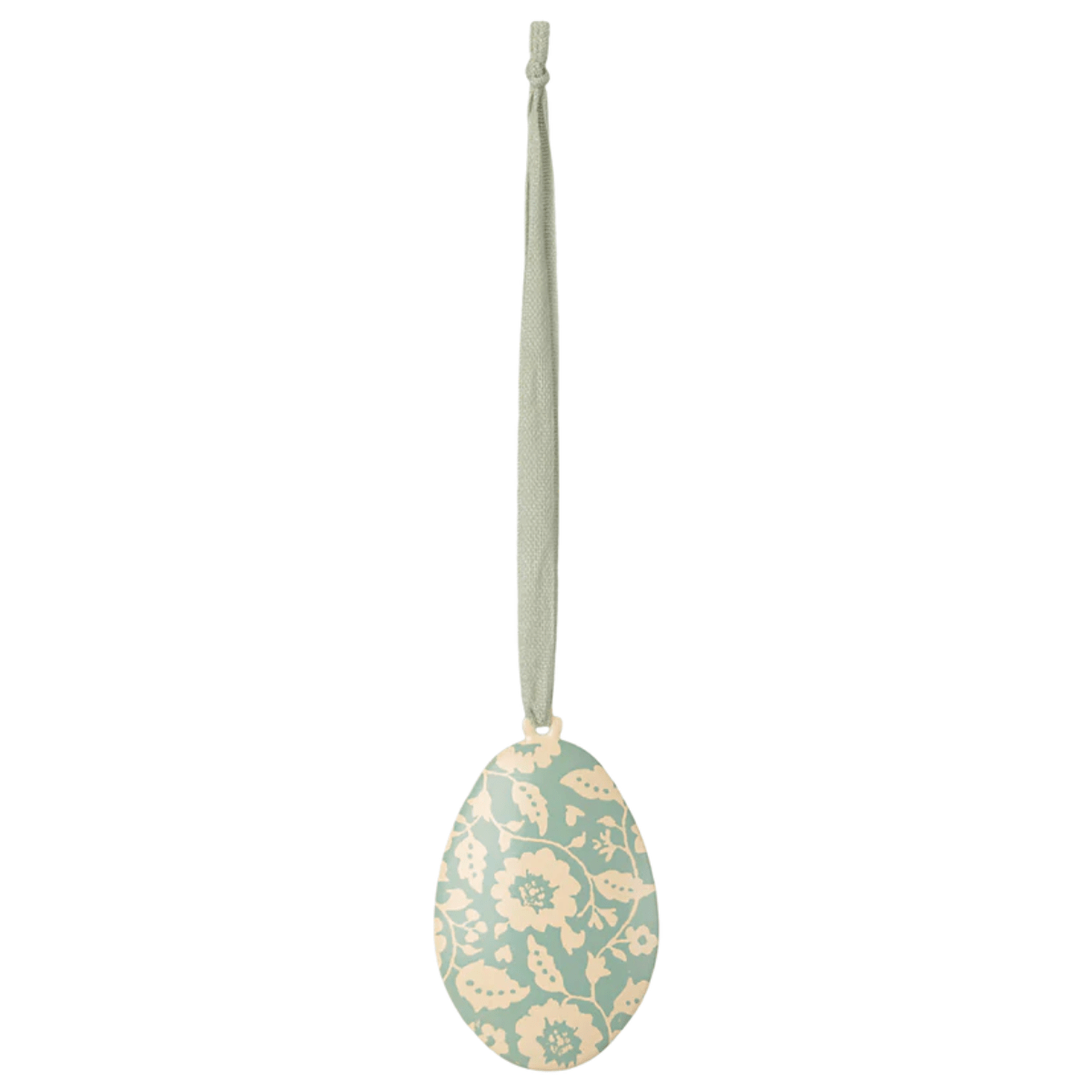 MAILEG-Ornement Oeuf De Pâques, Fleurs - Menthe
