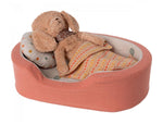 MAILEG-Panier Douillet, Medium - Corail