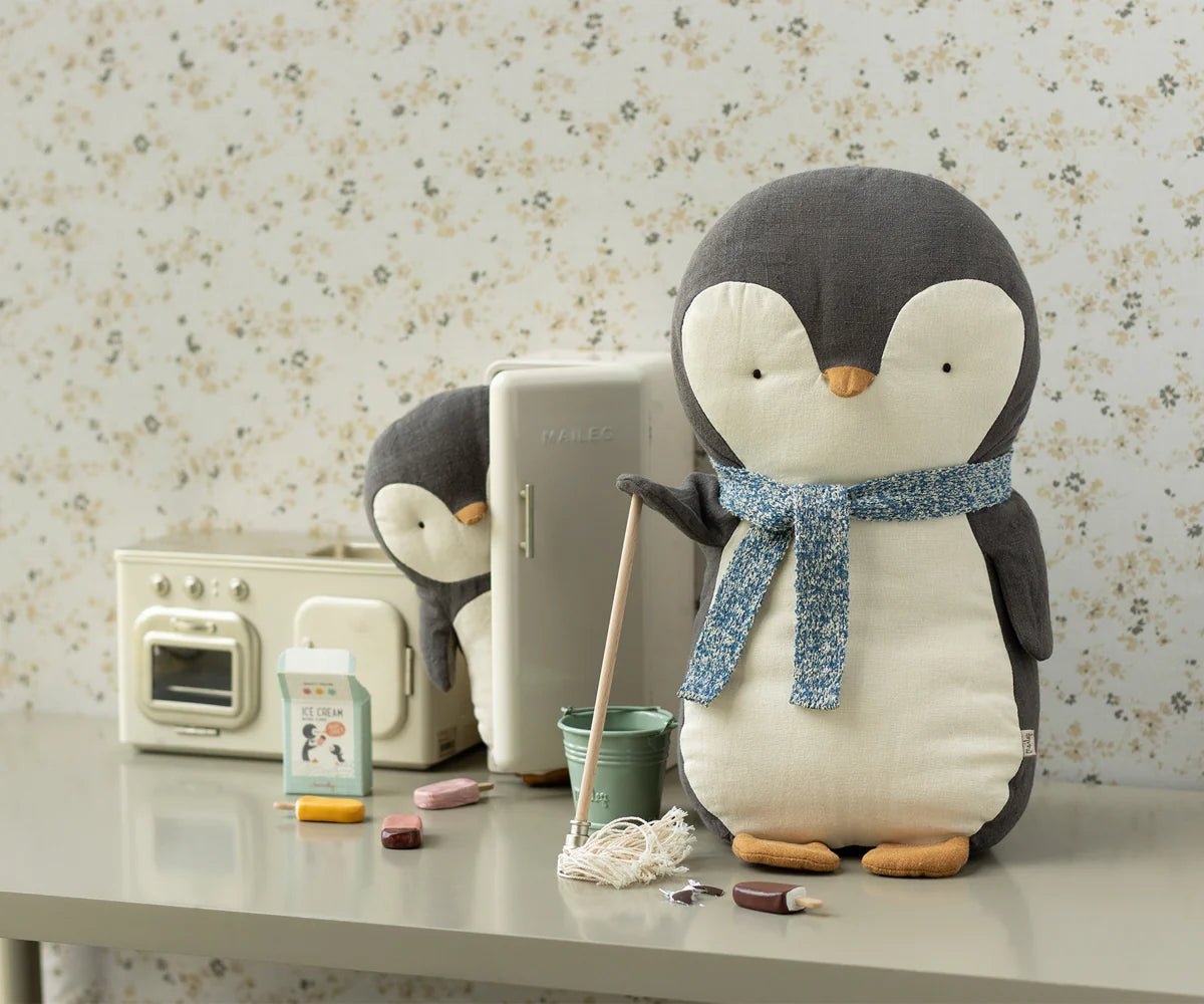 MAILEG-Peluche Pingouin, Medium