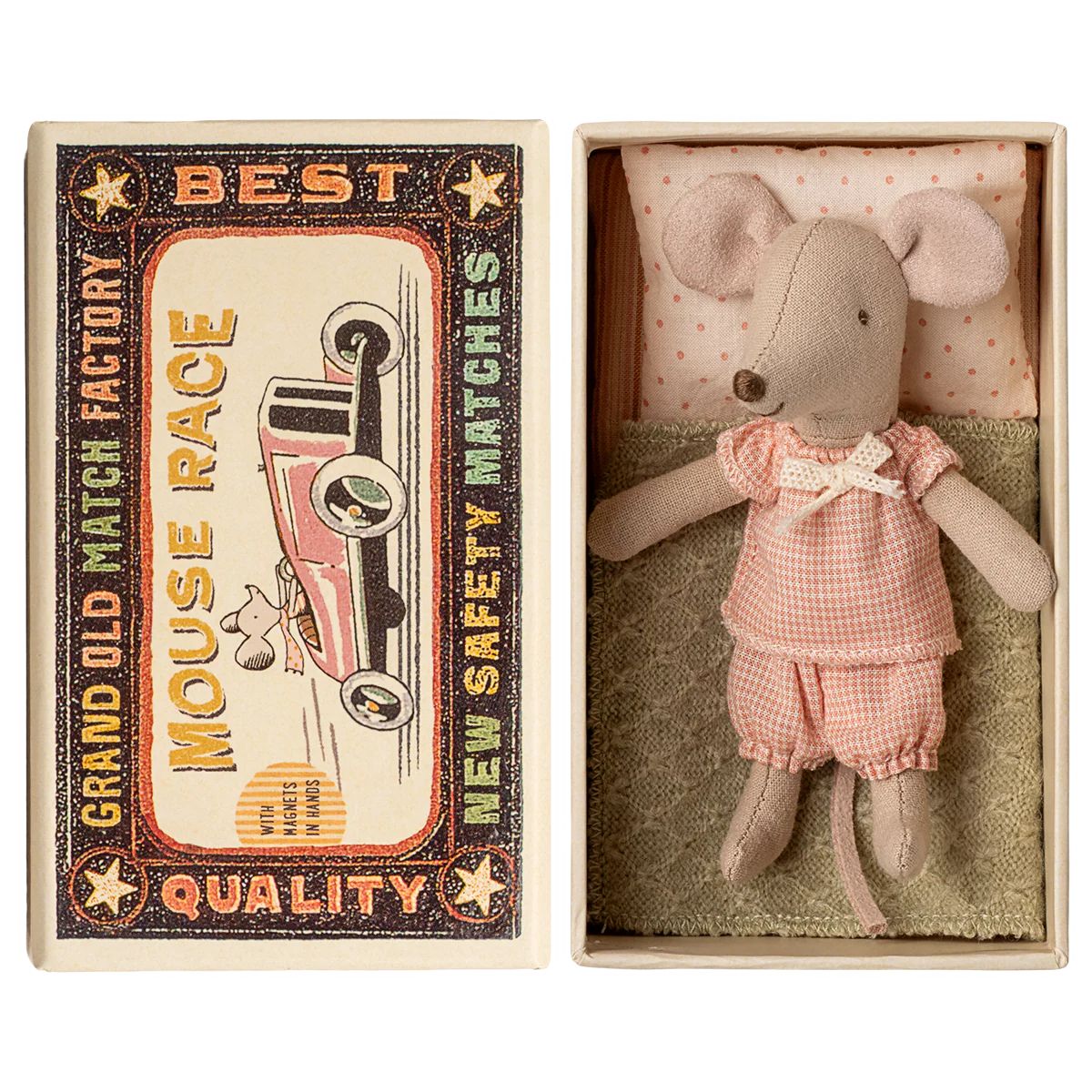 MAILEG-Petite Sœur Souris Dans Sa Boîte D'allumettes