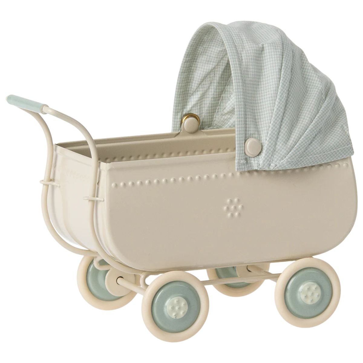 MAILEG-Poussette Micro Pour Souris Maileg - Bleue