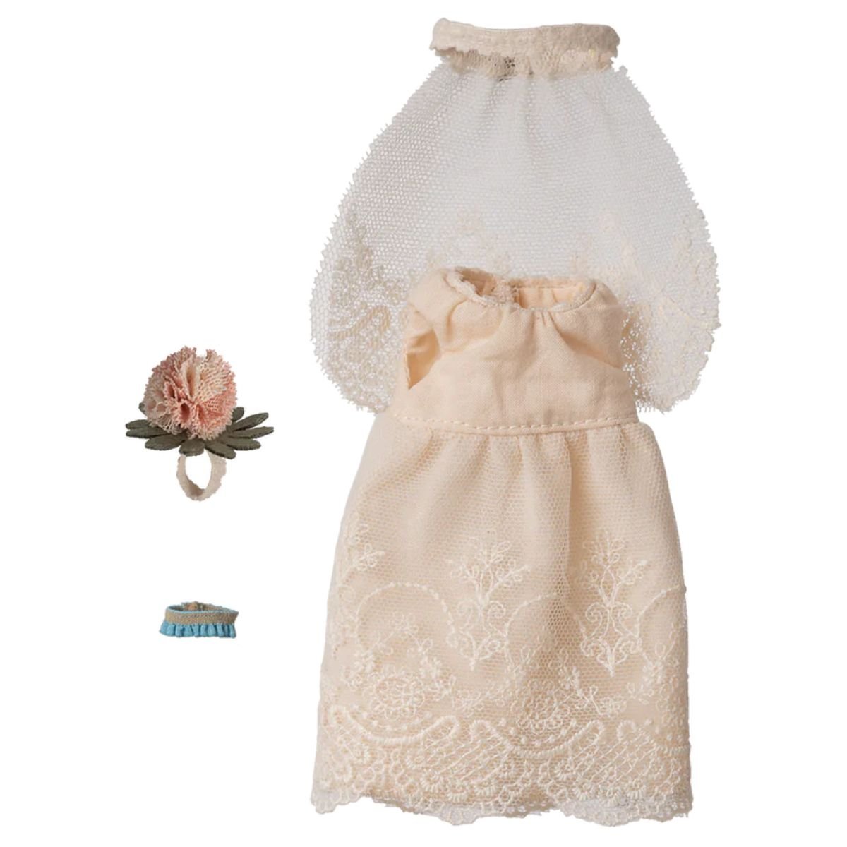 MAILEG-Robe De Mariée, Maman Souris