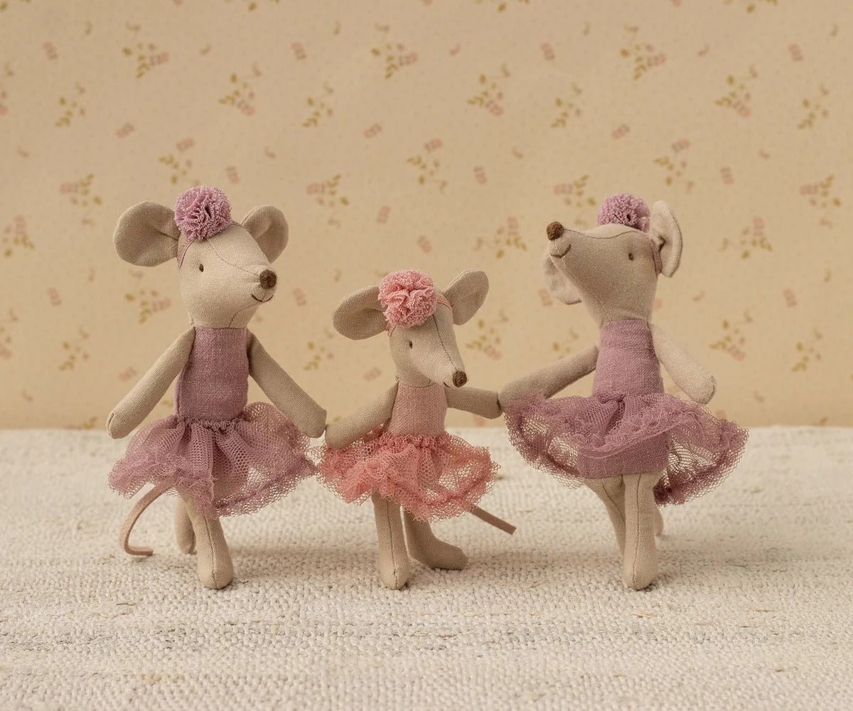 MAILEG-Souris Ballerine, Grande Soeur - Heather