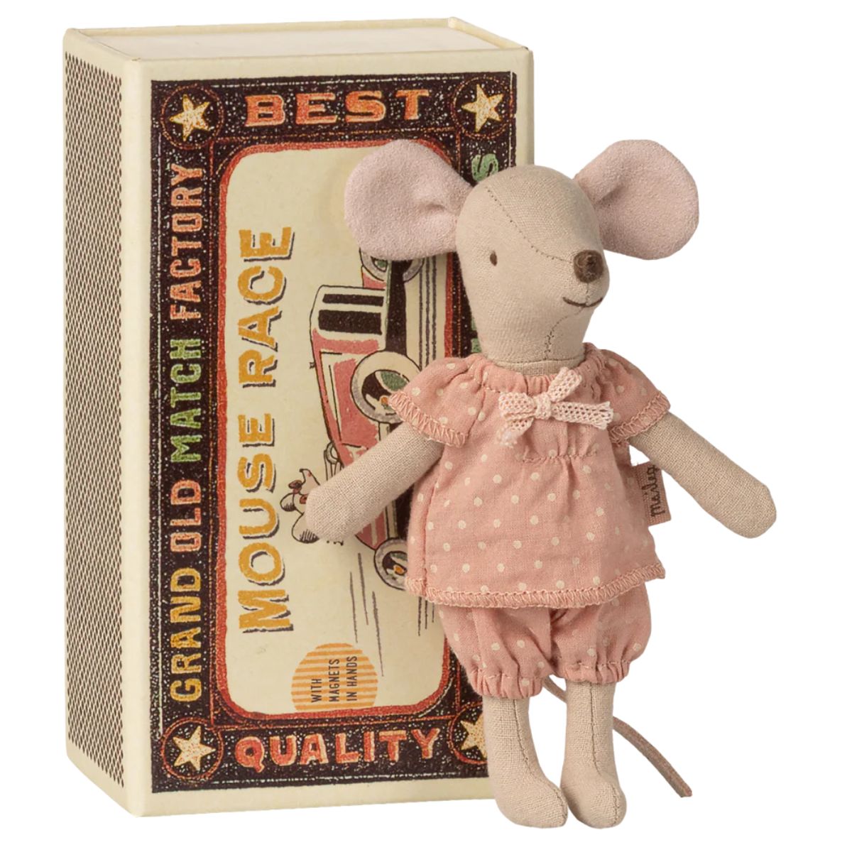 MAILEG-Souris Grande Sœur Dans Sa Boîte D'allumettes