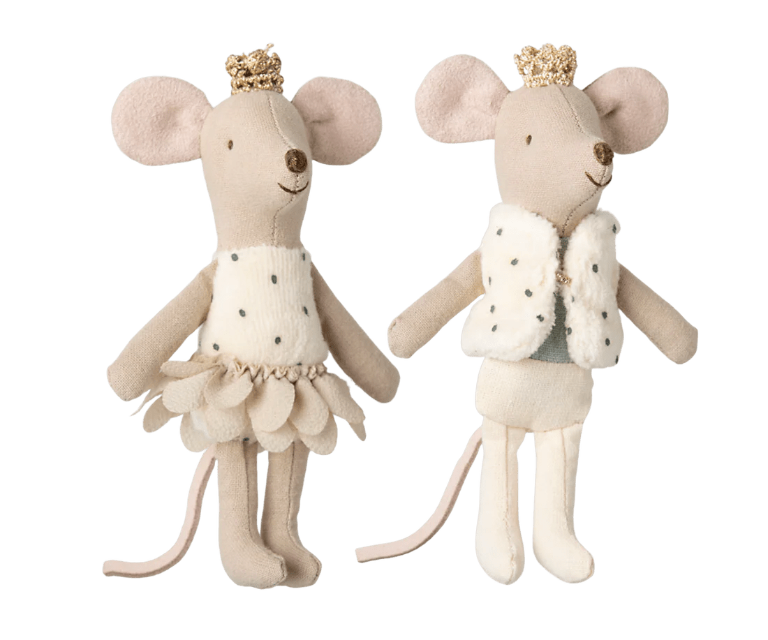 MAILEG-Souris Jumeaux Royaux, Petits Sœur & Frère