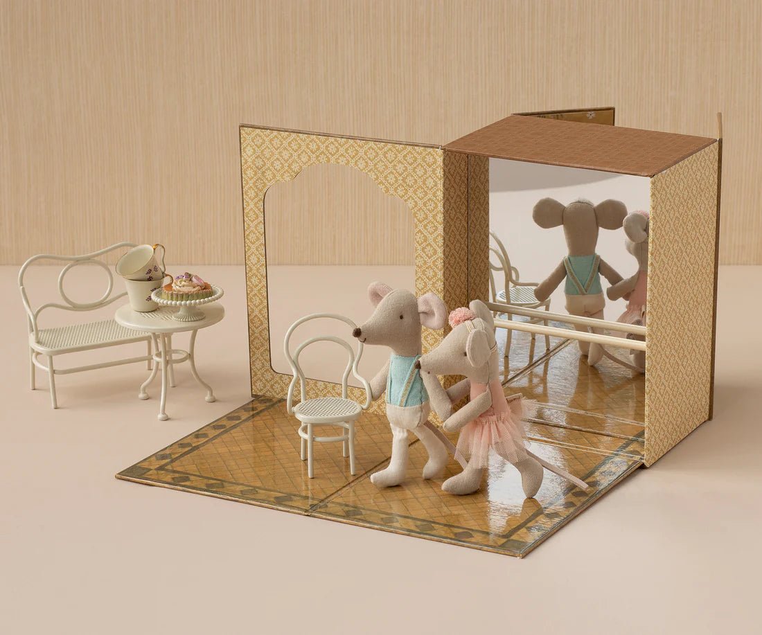 MAILEG-Studio De Danse Maileg Avec Petite Sœur Et Petit Frère Souris