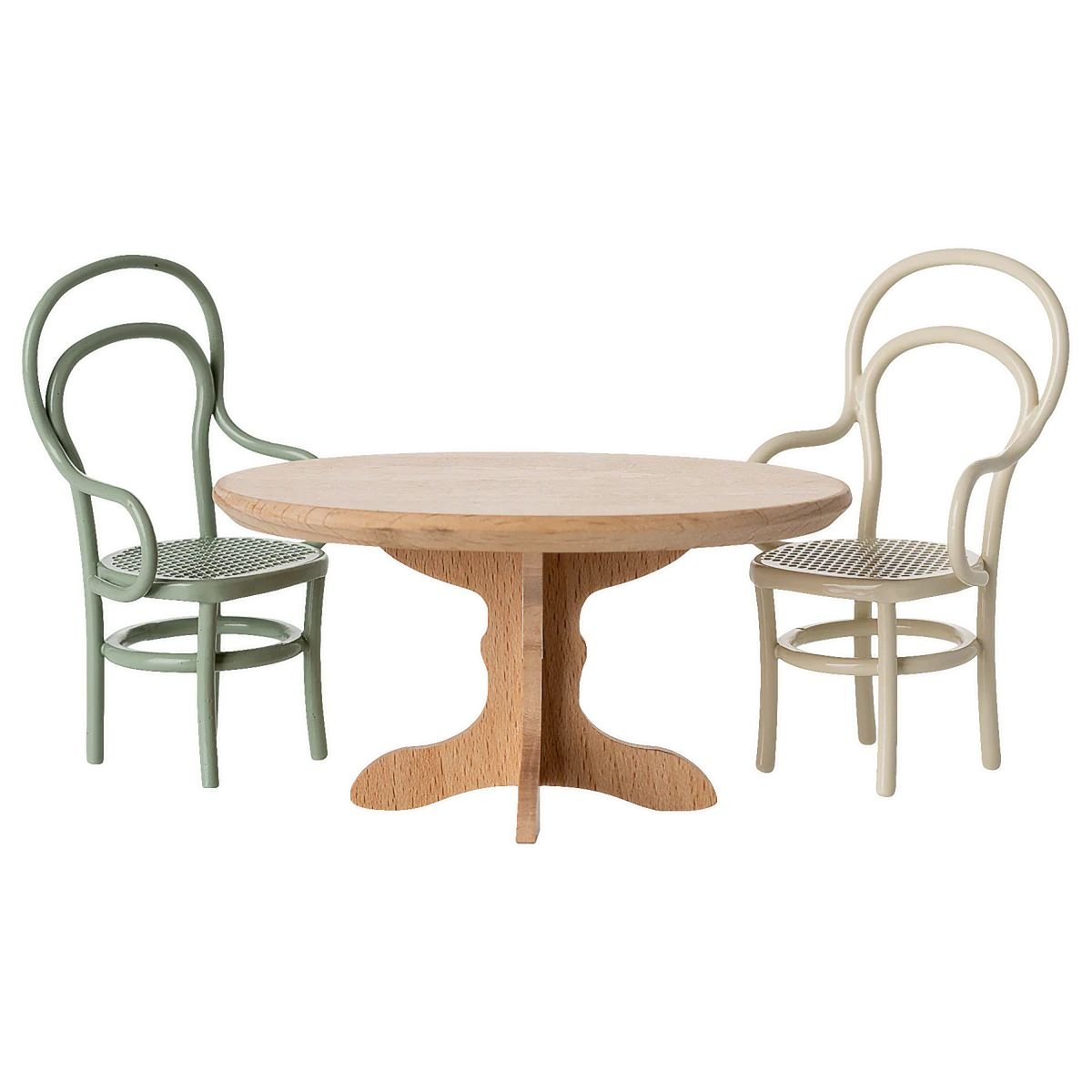 MAILEG-Table À Manger Ovale Pour Souris Maileg - Nature