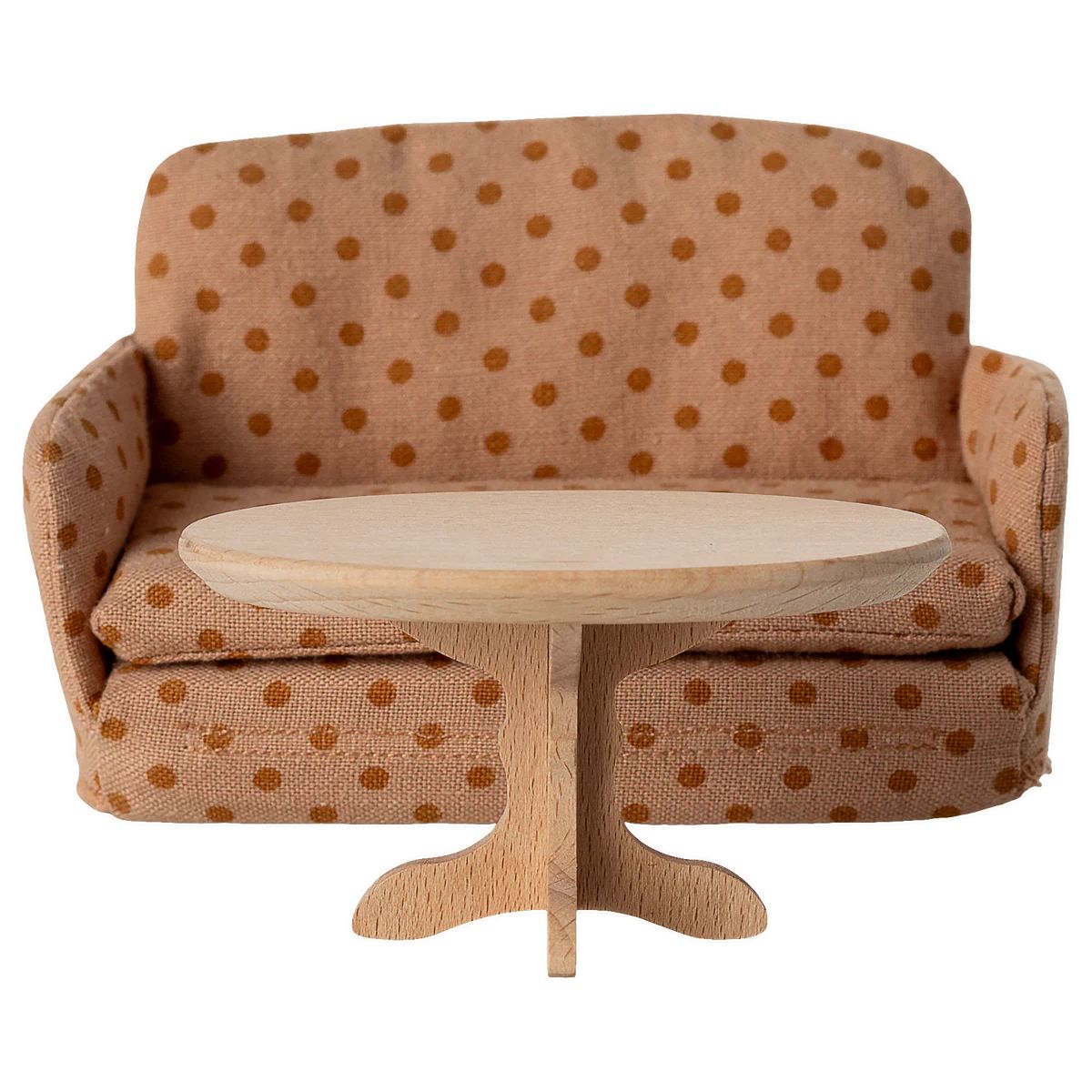 MAILEG-Table Basse Ovale Pour Souris Maileg - Nature