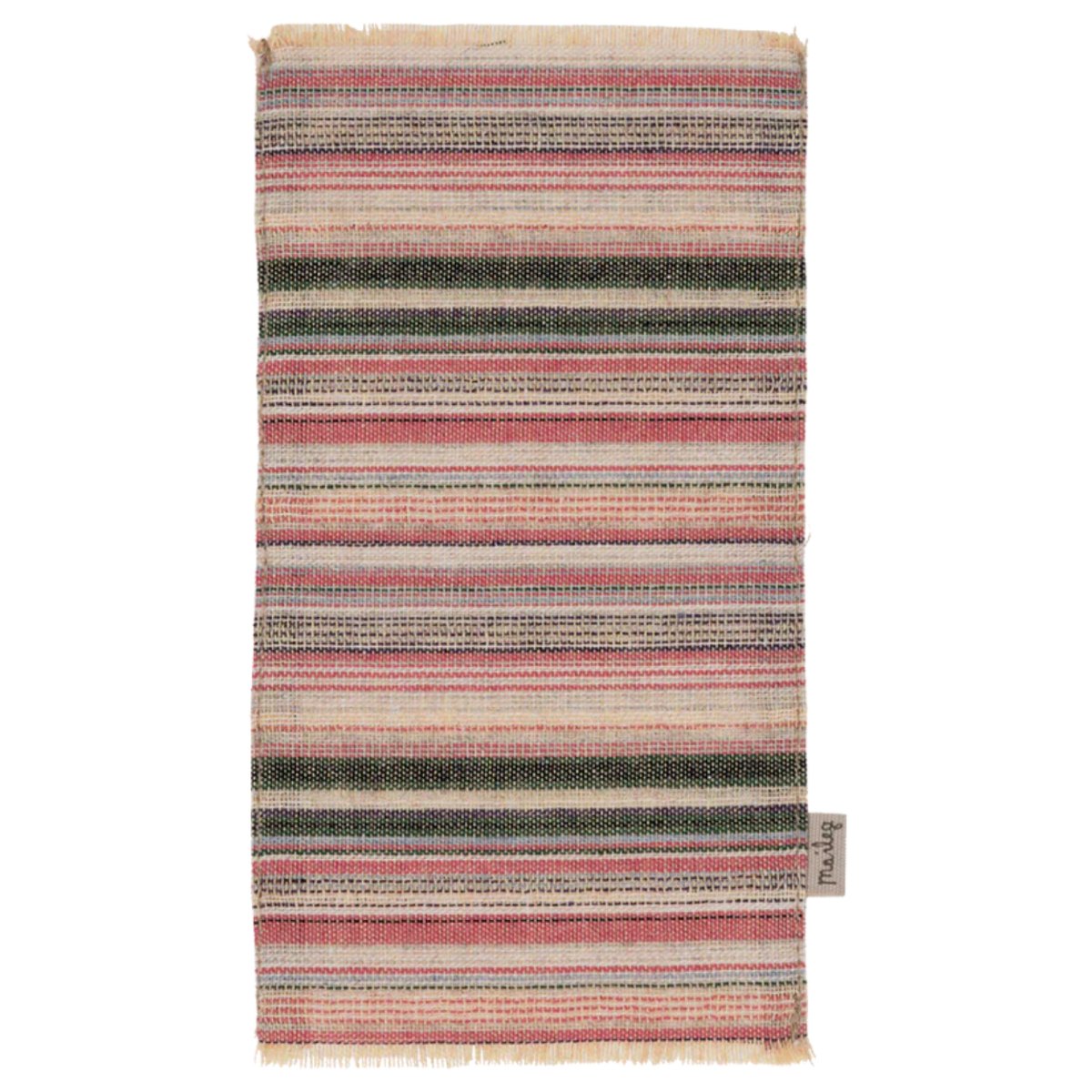 MAILEG-Tapis Miniature, Rayé Pour Souris Maileg