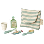 MAILEG-Trousse De Toilettes, Pour Souris Maileg - Rayé Bleu