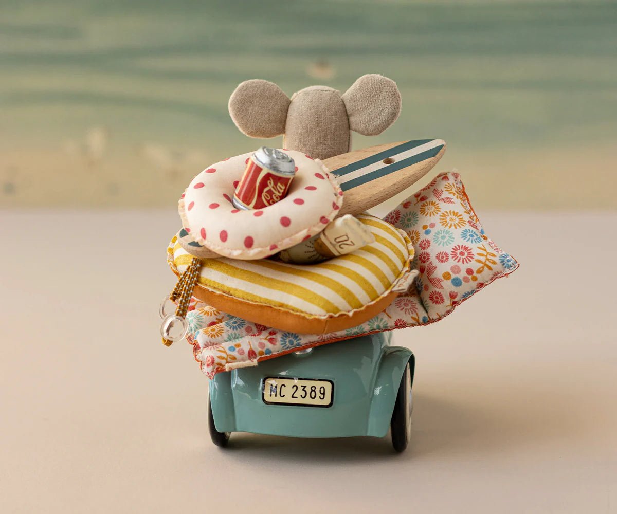 MAILEG-Voiture, Pour Souris Maileg - Bleu Clair