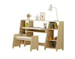 MATHY BY BOLS-Petit Bureau Avec Deux Colonnes Étagère ASYMETRY