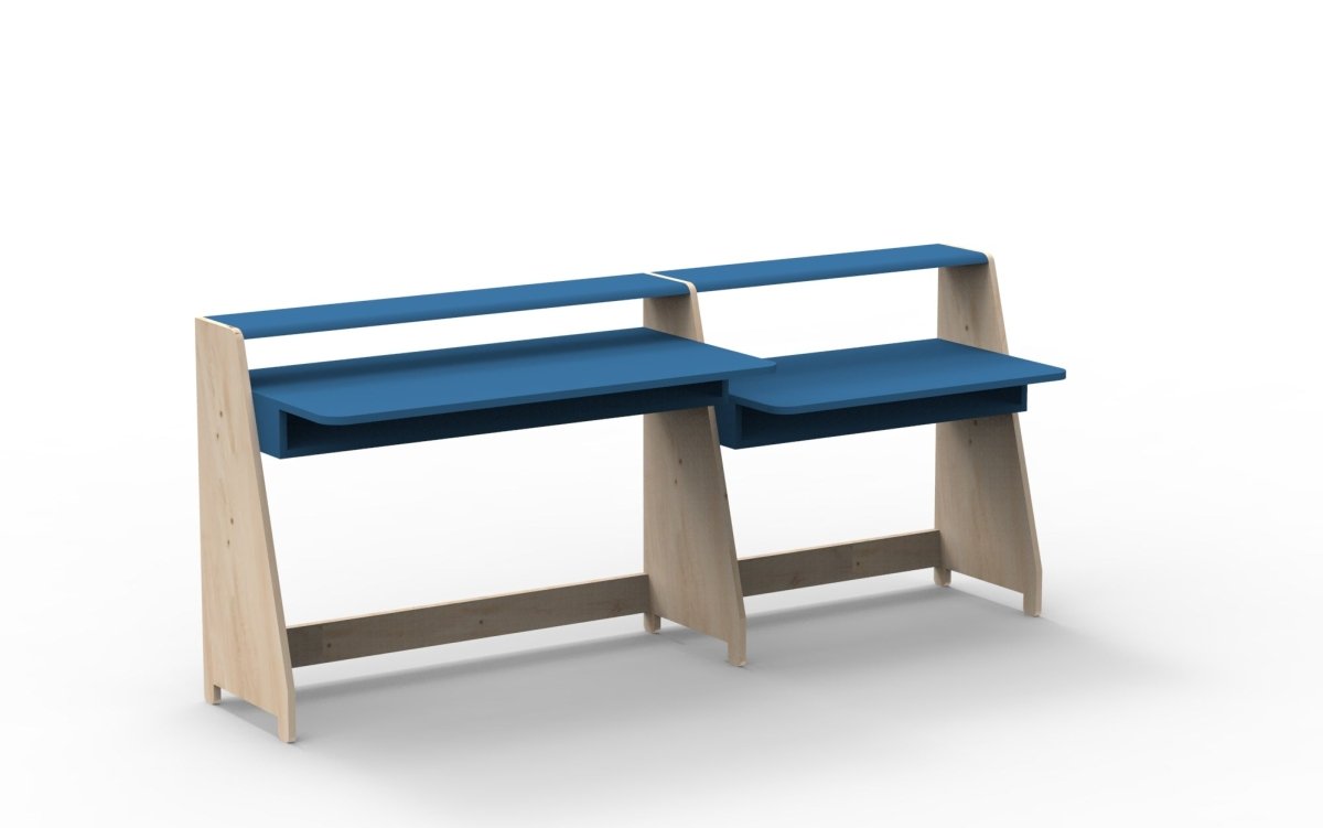 MATHY BY BOLS-Petit Bureau Avec Une Colonne Étagère ASYMETRY