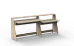 MATHY BY BOLS-Petit Bureau Avec Une Colonne Étagère ASYMETRY