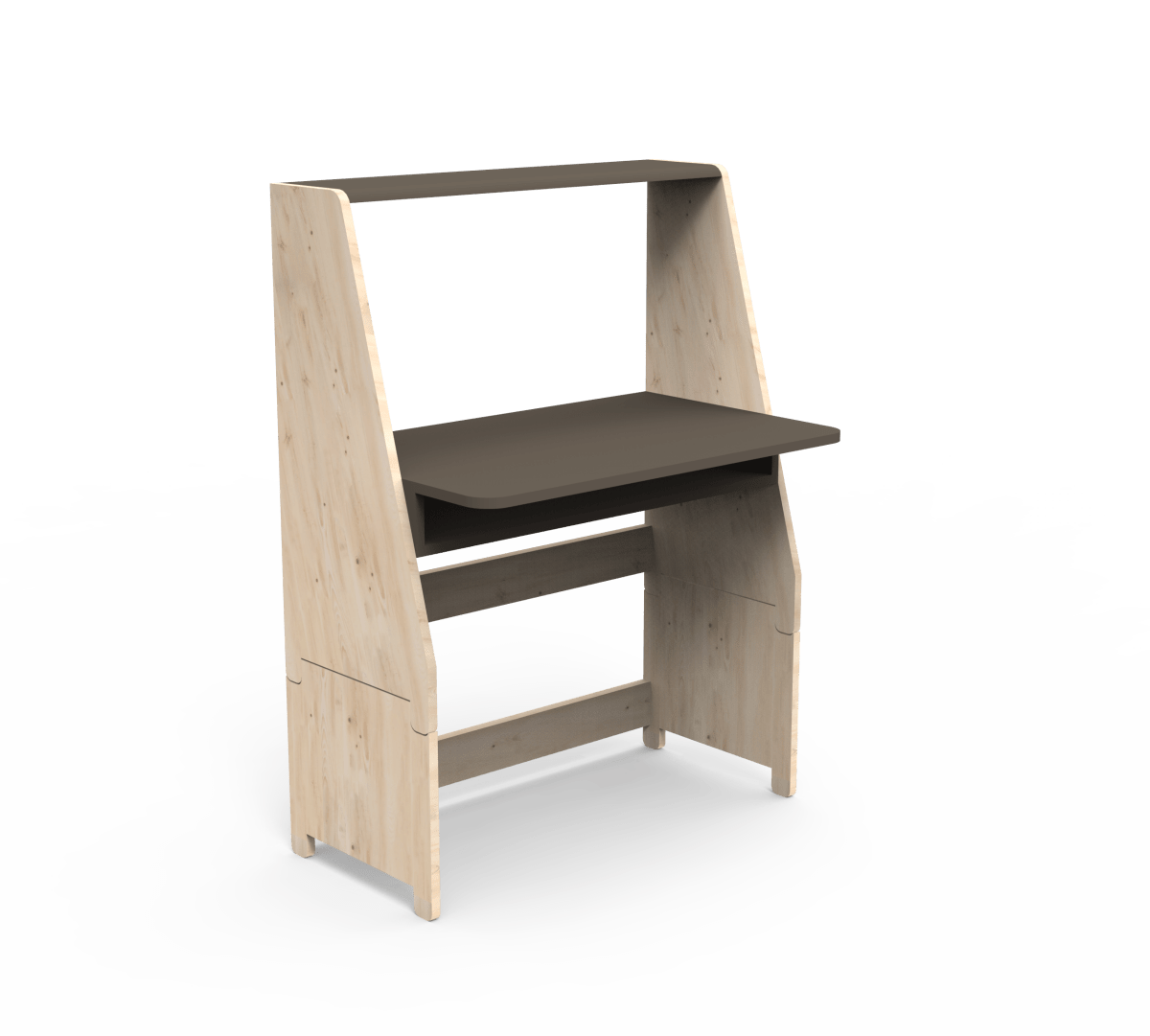 MATHY BY BOLS-Petit Bureau Avec Une Rehausse Bas ASYMETRY