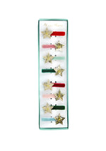 MERI MERI-Assortiment De 8 Pinces À Cheveux En Velours Etoiles Dorées