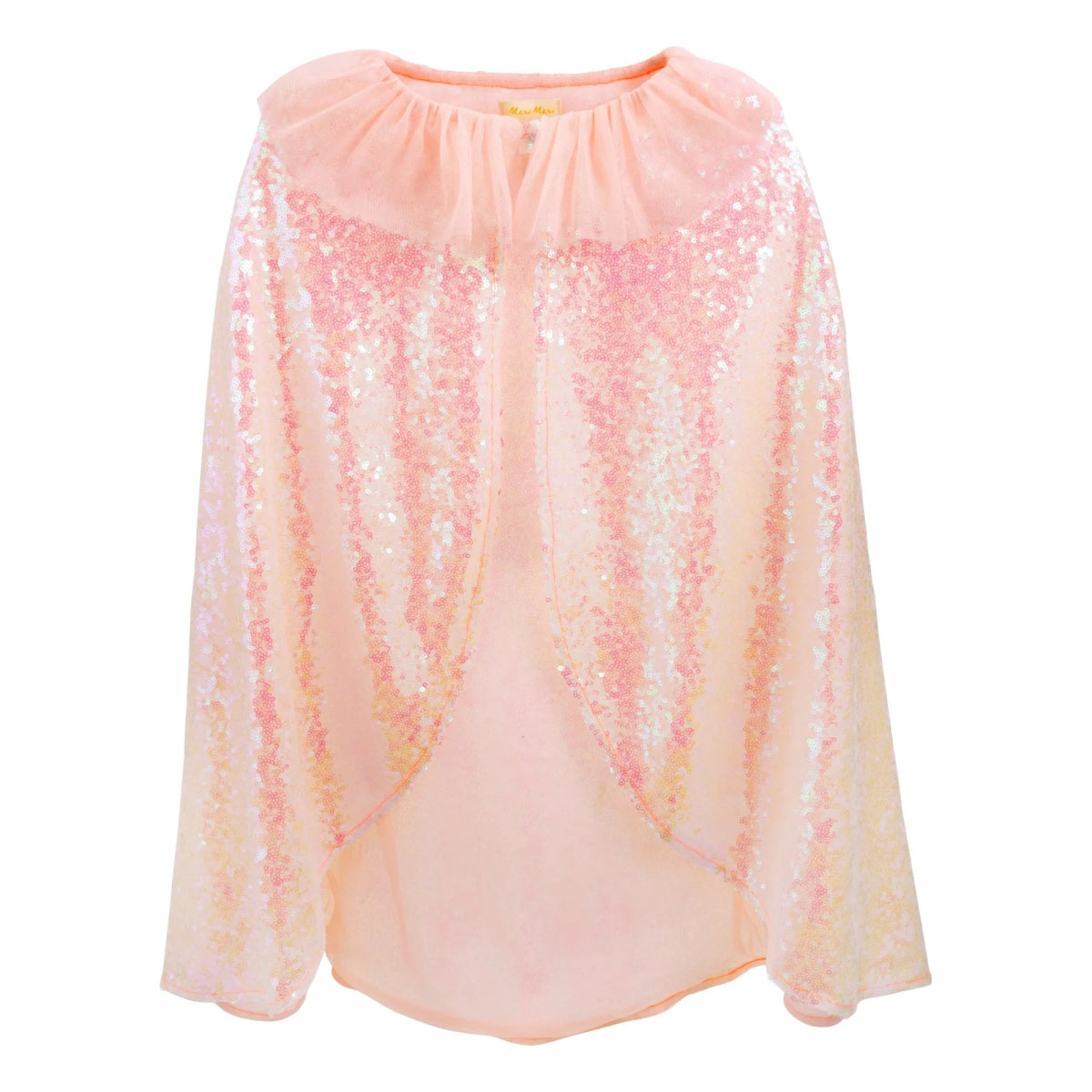 MERI MERI-Cape De Sequins Iridescents, Collerette Rose & Baguette Sequins