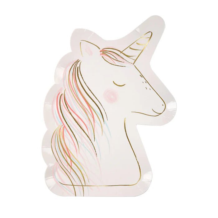 MERI MERI-Grande Assiette Licorne - Set de 8