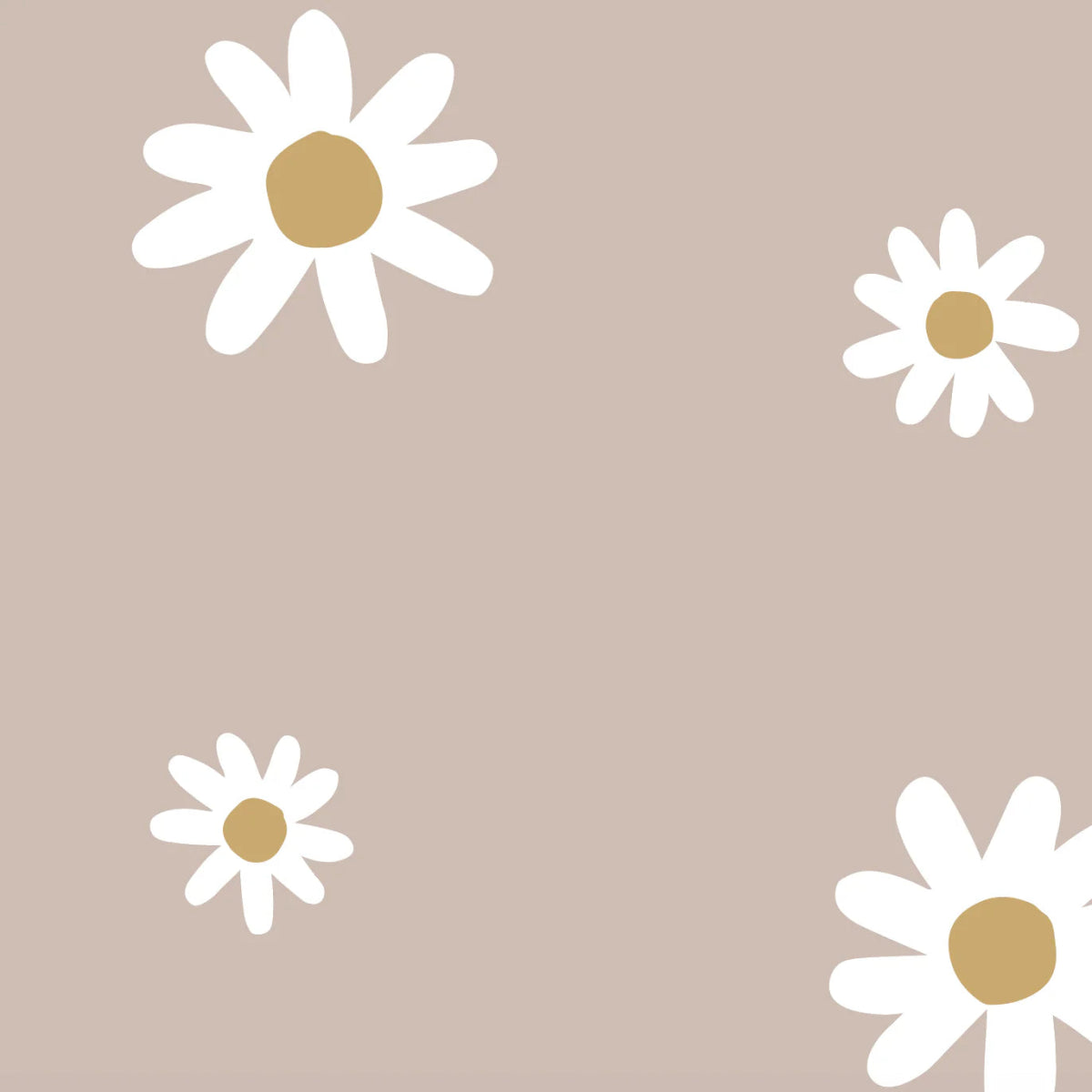 MUNKS & ME-Grand Papier Peint Panoramique Pour Enfants - À Motifs Floraux De Marguerites