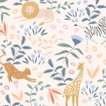 MUNKS & ME-Motif De Papier Peint Panoramique Pour Enfants - Safari Printanier
