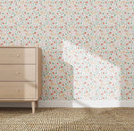 MUNKS & ME-Motif De Répétition Du Papier Peint Panoramique Pour Enfants - Chevaux Fraises