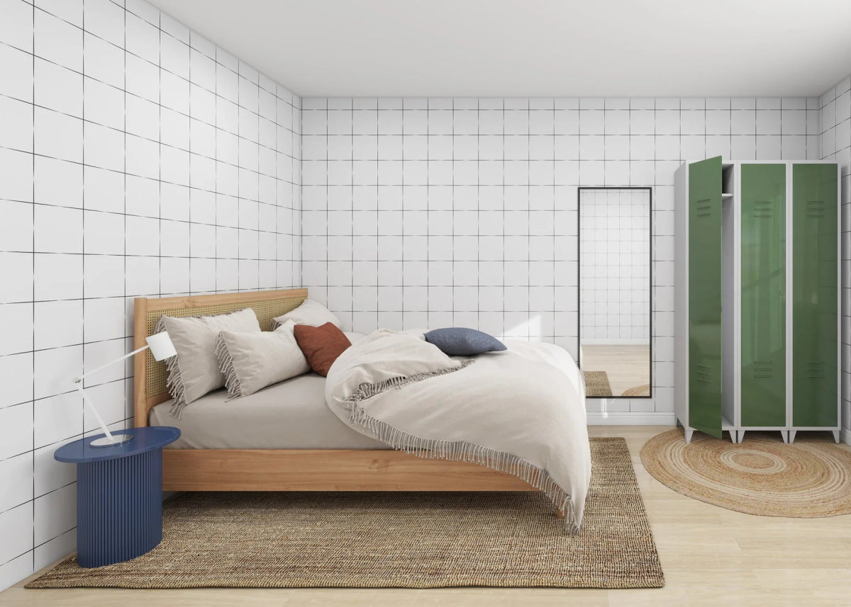 MUNKS & ME-Papier Peint Panoramique Pour Enfants - À Motifs Répétés Urban Grid