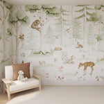 MUNKS & ME-Papier Peint Panoramique Pour Enfants - Amis Des Bois