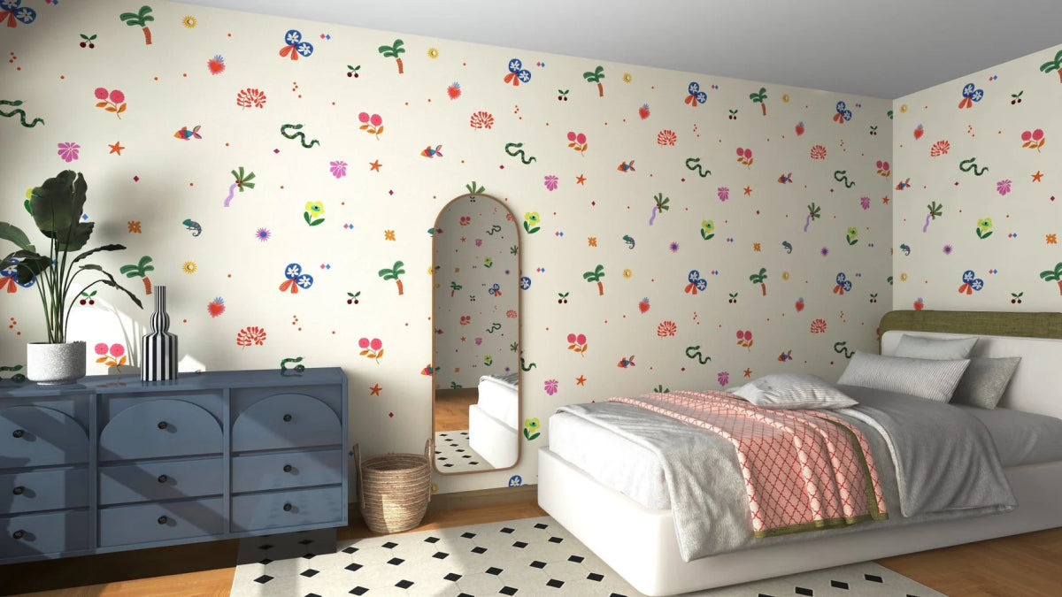 MUNKS & ME-Papier Peint Panoramique Pour Enfants - Doodle Dreams