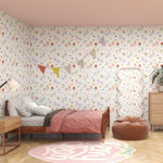 MUNKS & ME-Papier Peint Panoramique Pour Enfants - Fête De Licornes À Motifs Répétés