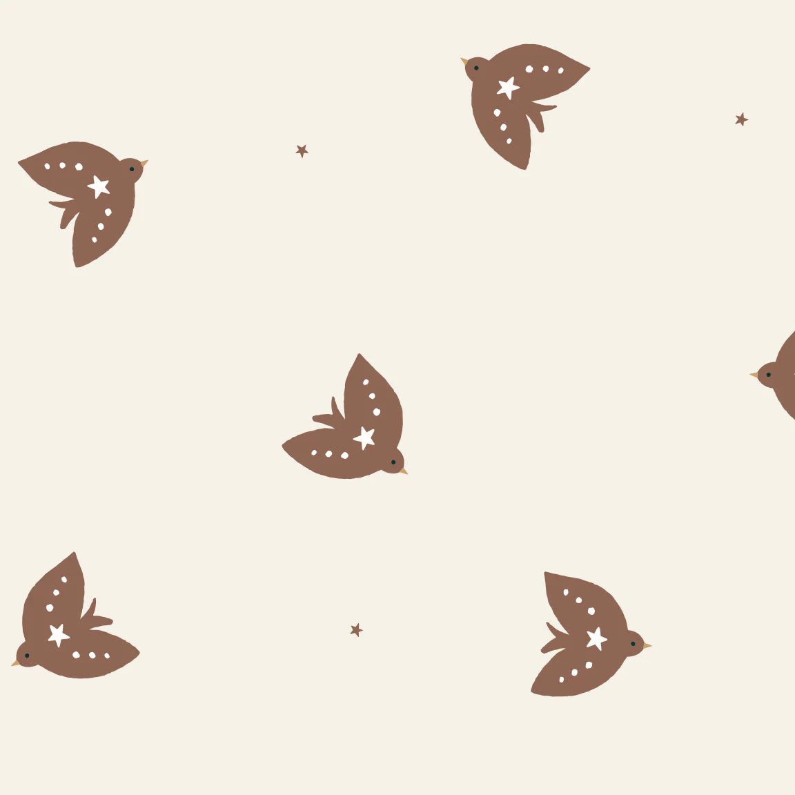 MUNKS & ME-Papier Peint Panoramique Pour Enfants - Flutter Sky Moka
