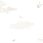 MUNKS & ME-Papier Peint Panoramique Pour Enfants - Fresque Munks + Me X Olivia Bowen | Nuages et Oiseaux
