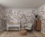 MUNKS & ME-Papier Peint Panoramique Pour Enfants - Jardin Secret Sauge