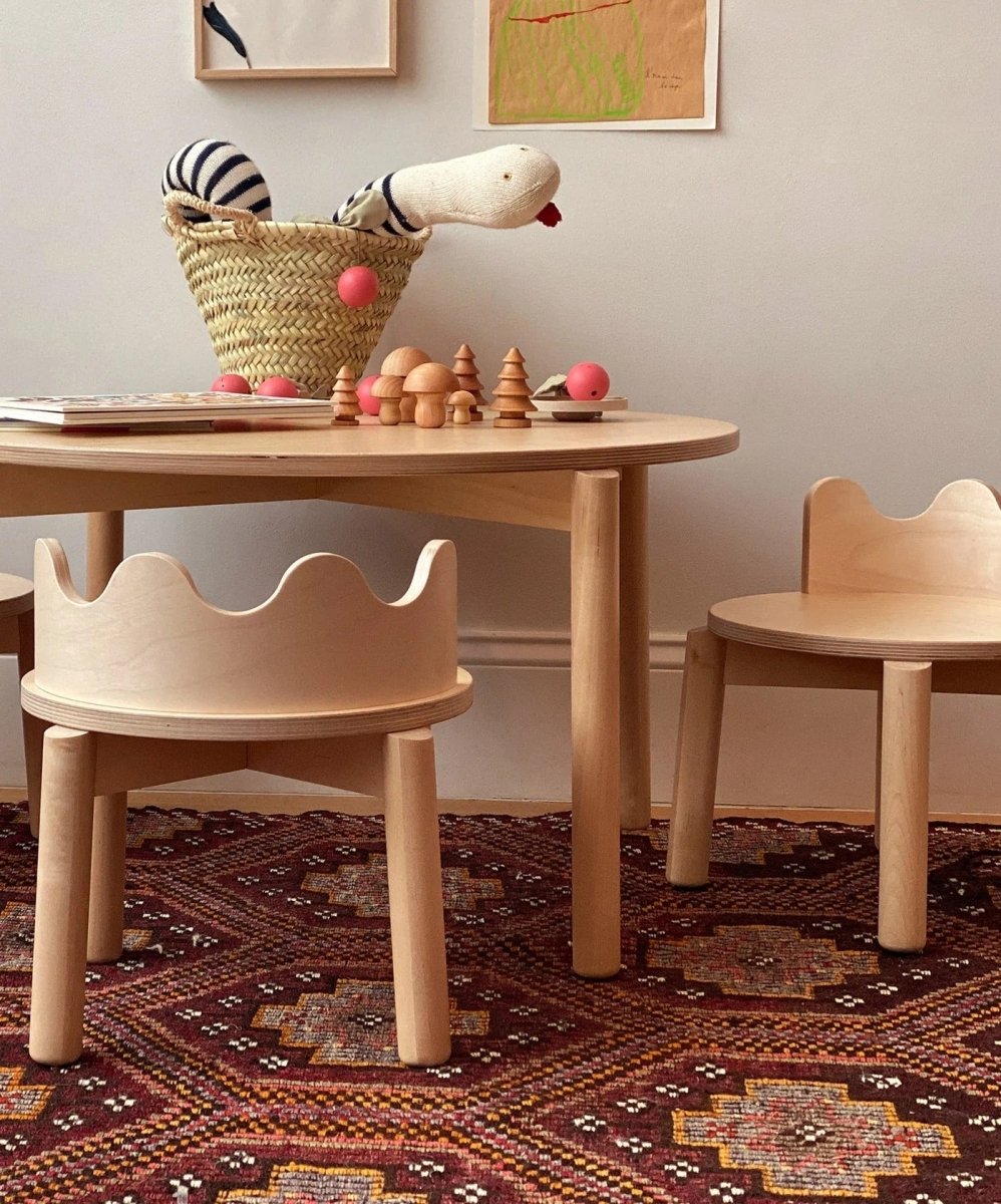 OEUF NYC-Table Moss | Bois clair