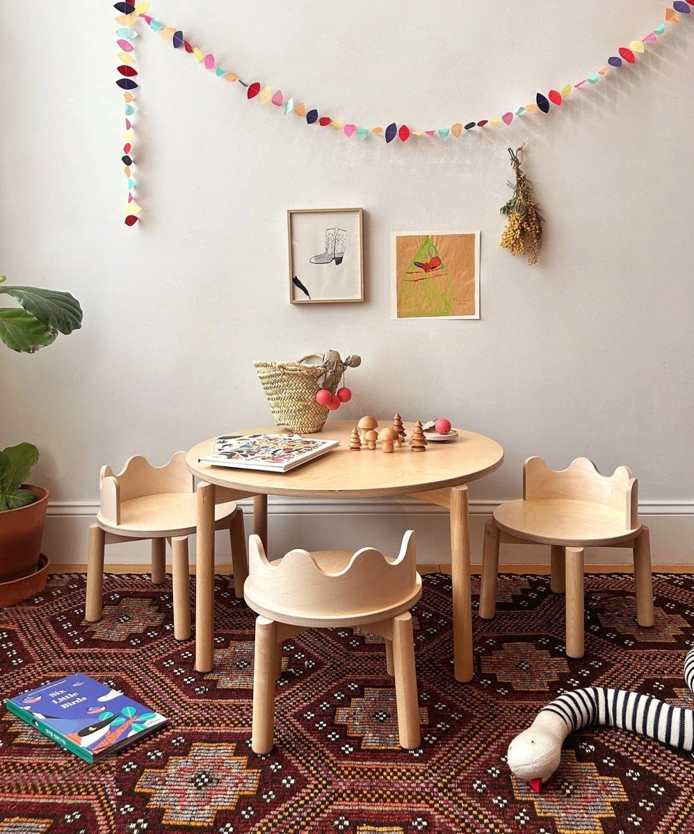 OEUF NYC-Table Moss | Bois clair