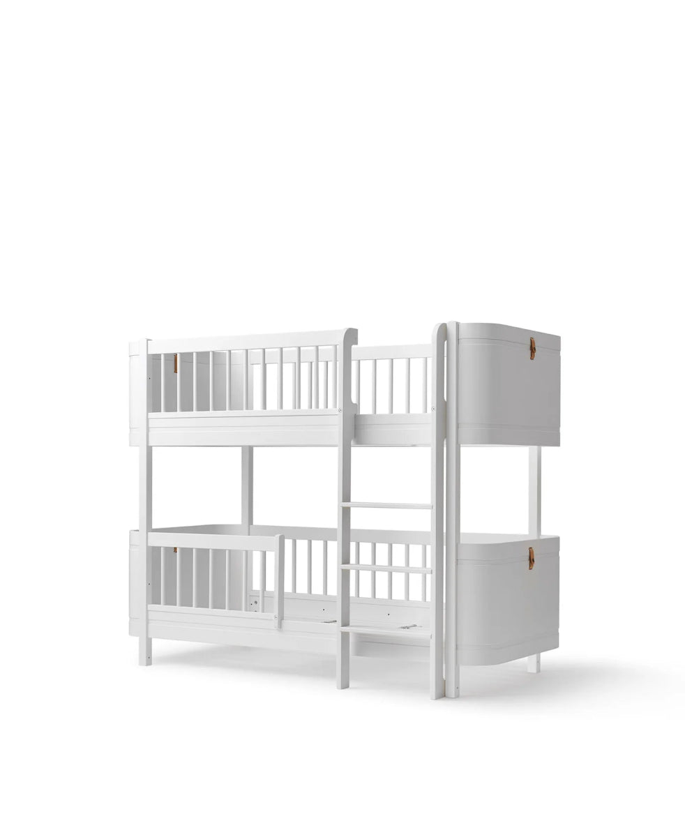 OLIVER FURNITURE-041460 - Kit De Conversion - Lit Bébé Évolutif Mini+ & Lit Junior - En Lit Superposé Mi-haut, Blanc