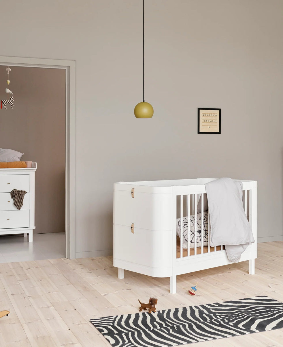 OLIVER FURNITURE-041464 - Kit De Conversion - Lit Bébé Évolutif Mini+ & Lit Junior - En 2 Lits Juniors, Blanc