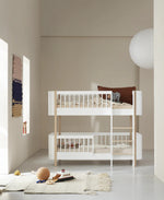 OLIVER FURNITURE-041483 - Kit De Conversion Mini+, Lit Junior - En Lit Superposé Mi-haut, Blanc/chêne